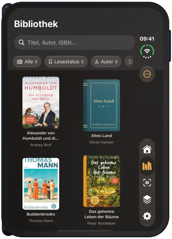 Bibliothek als Raster
