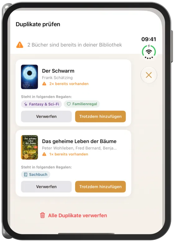 Duplikate prüfen