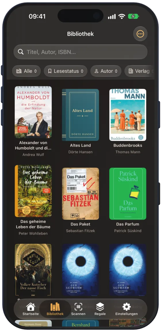 Bibliothek als Raster