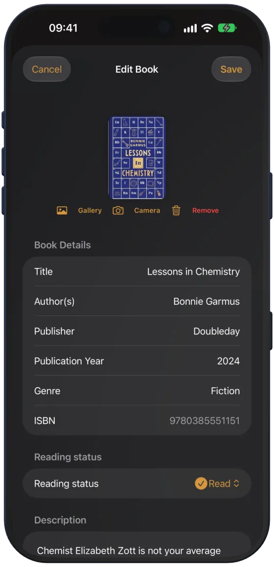 Edit Book