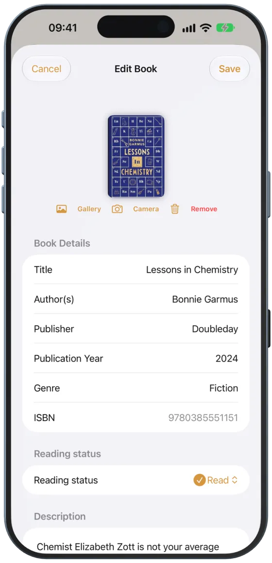 Edit Book