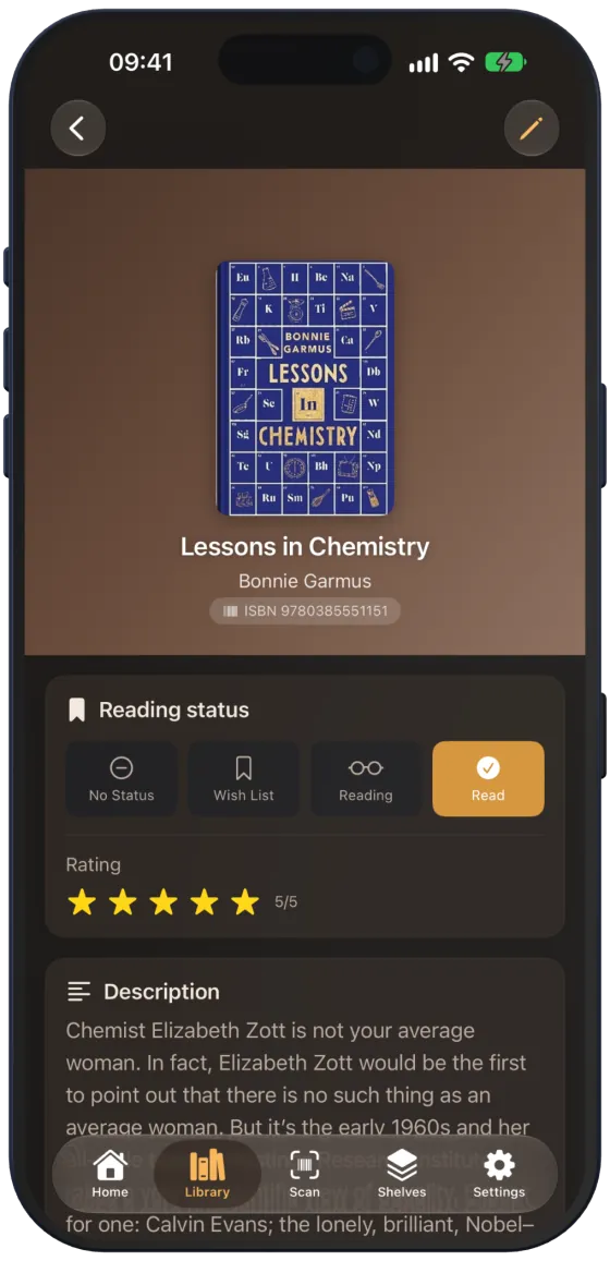 En-tête et statut de lecture
