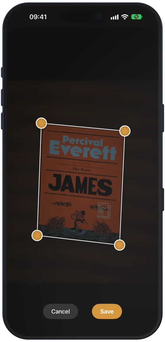 Cropping the cover