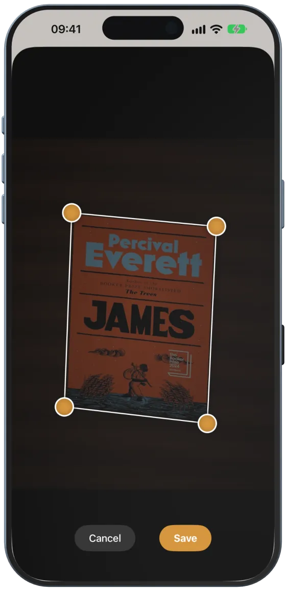 Cropping the cover