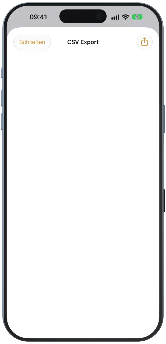CSV-Export