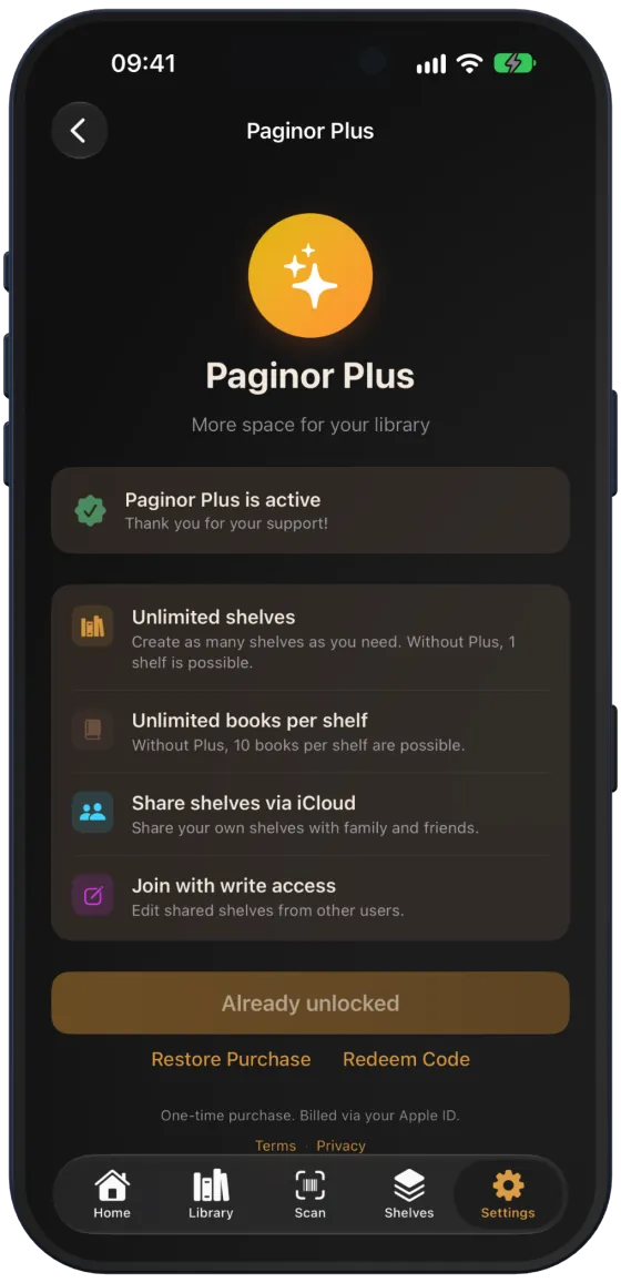 Paginor Plus est actif