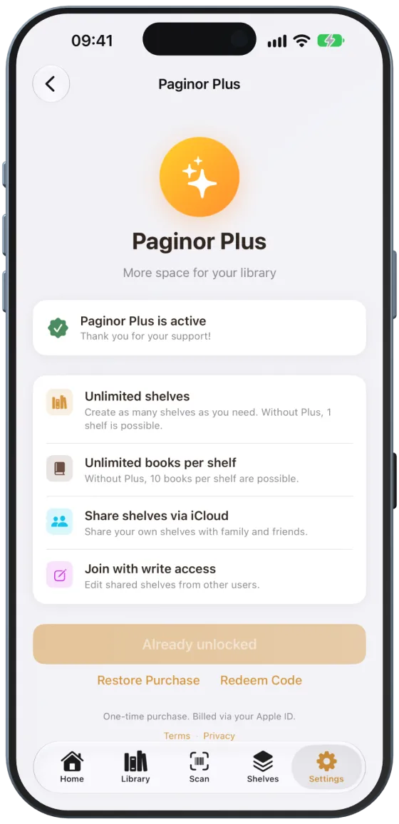Paginor Plus est actif